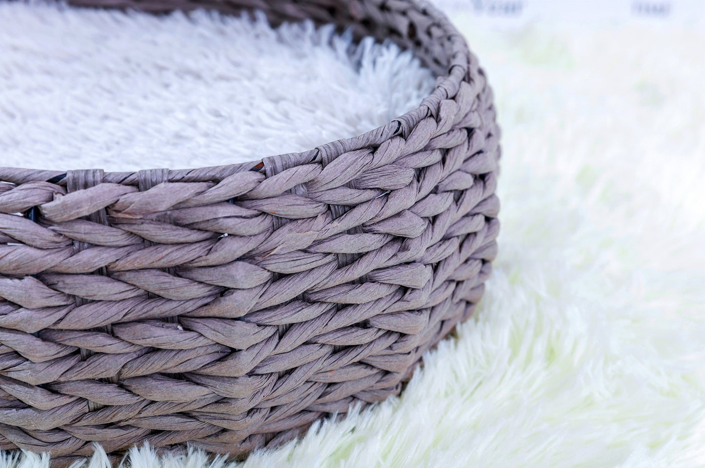 Petpals Buttercup Natural Aesthetic, Handwoven, Eco-Friendly Pet Bed