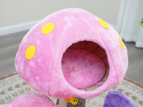 Catry Wonderland Cat Tree with Garden Inspired Condo and Perches