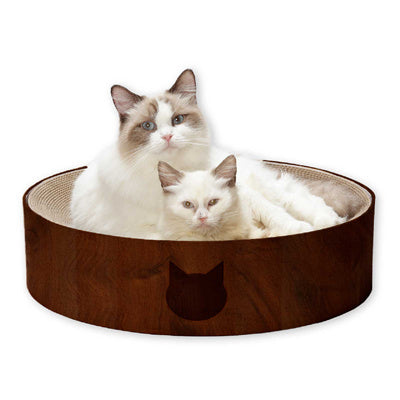 Cozy Cat Scratcher Bowl XL (Dark Cherry)
