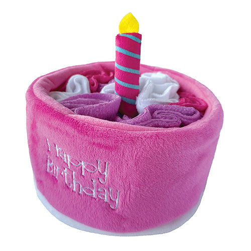 fouFIT Hide 'n Seek Birthday Cake Snuffle Toy - Case of 3