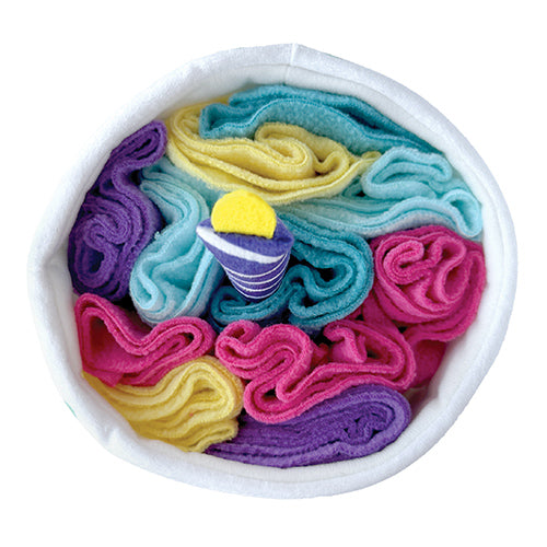 fouFIT Hide 'n Seek Birthday Cake Snuffle Toy - Case of 3