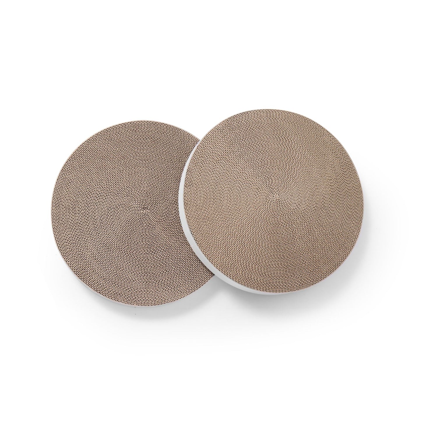 Cozy Cat Scratcher Bowl Replacement Pad (Hologram White, 2 pack)