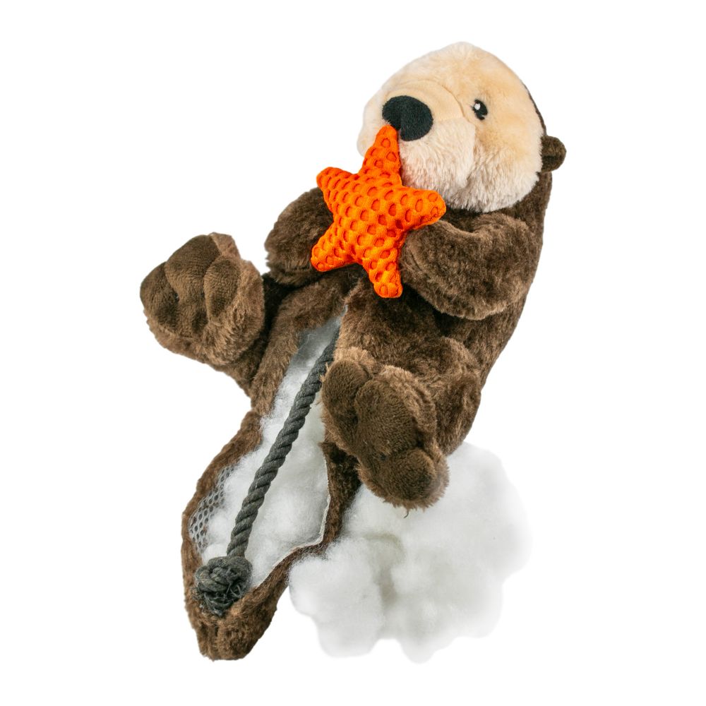 Tall Tails 13" Otter Rope Body Dog Toy