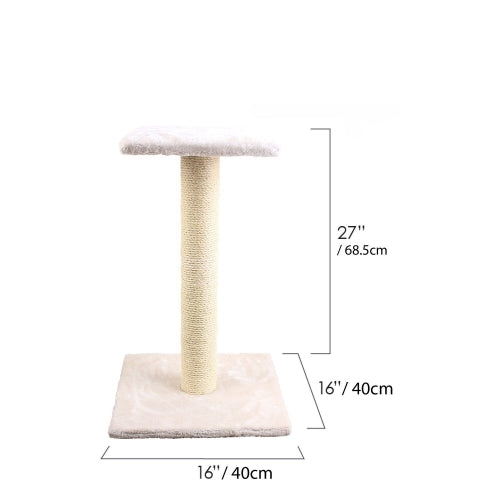 Cloe e Cluzo Single Tier Scratching Post