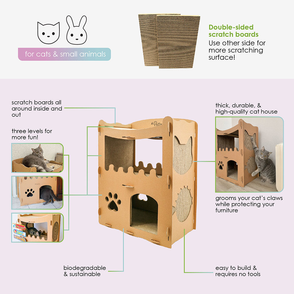 Feline Penthouse Cat House