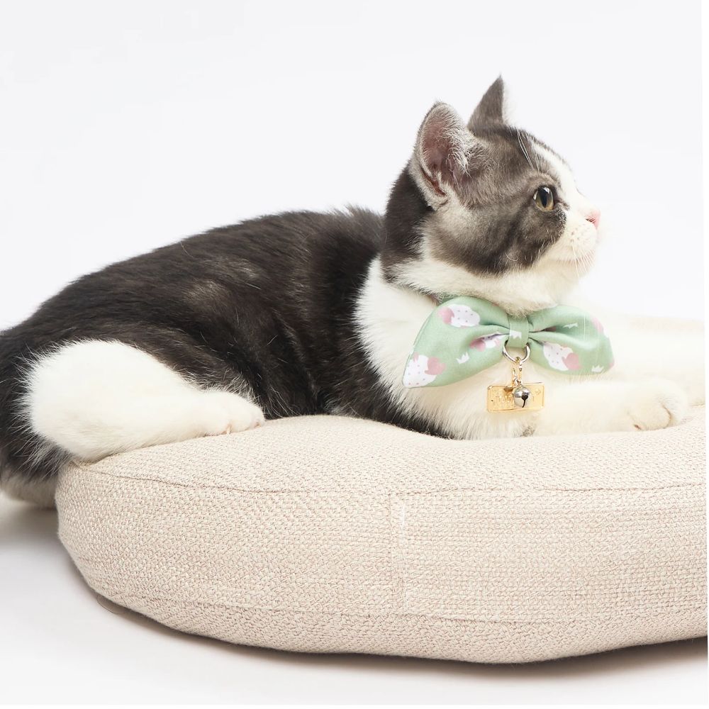 Touchcat Shepherd Patterned Designer Cat Collar - Green