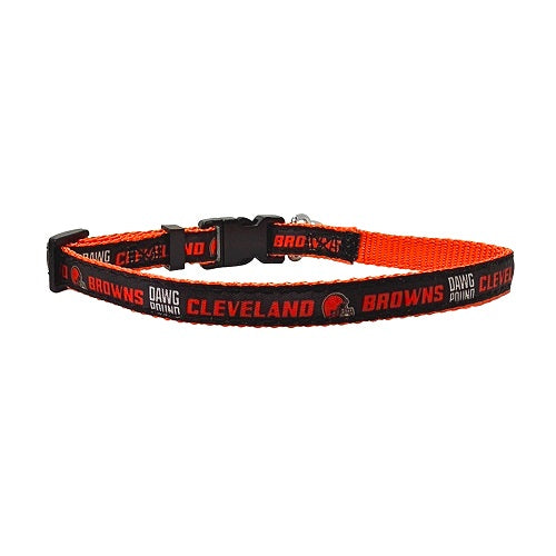 CLEVELAND BROWNS SATIN CAT COLLAR