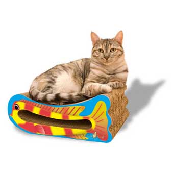 Scratch 'n Shapes Fins & Feathers (2-in-1) Scratcher