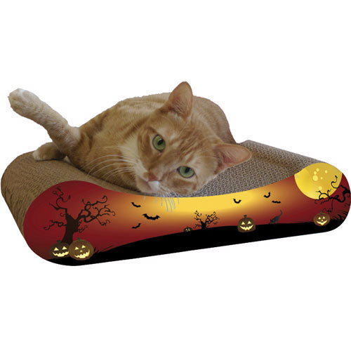 Scratch 'n Shapes Squished Pumpkin (2-in-1) Scratcher