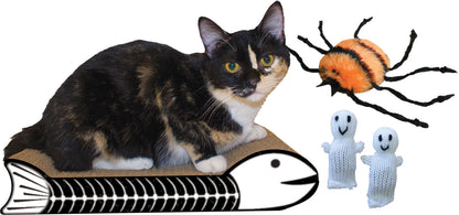 Scratch 'n Shapes Skeleton Fish Halloween Kit, case of 6