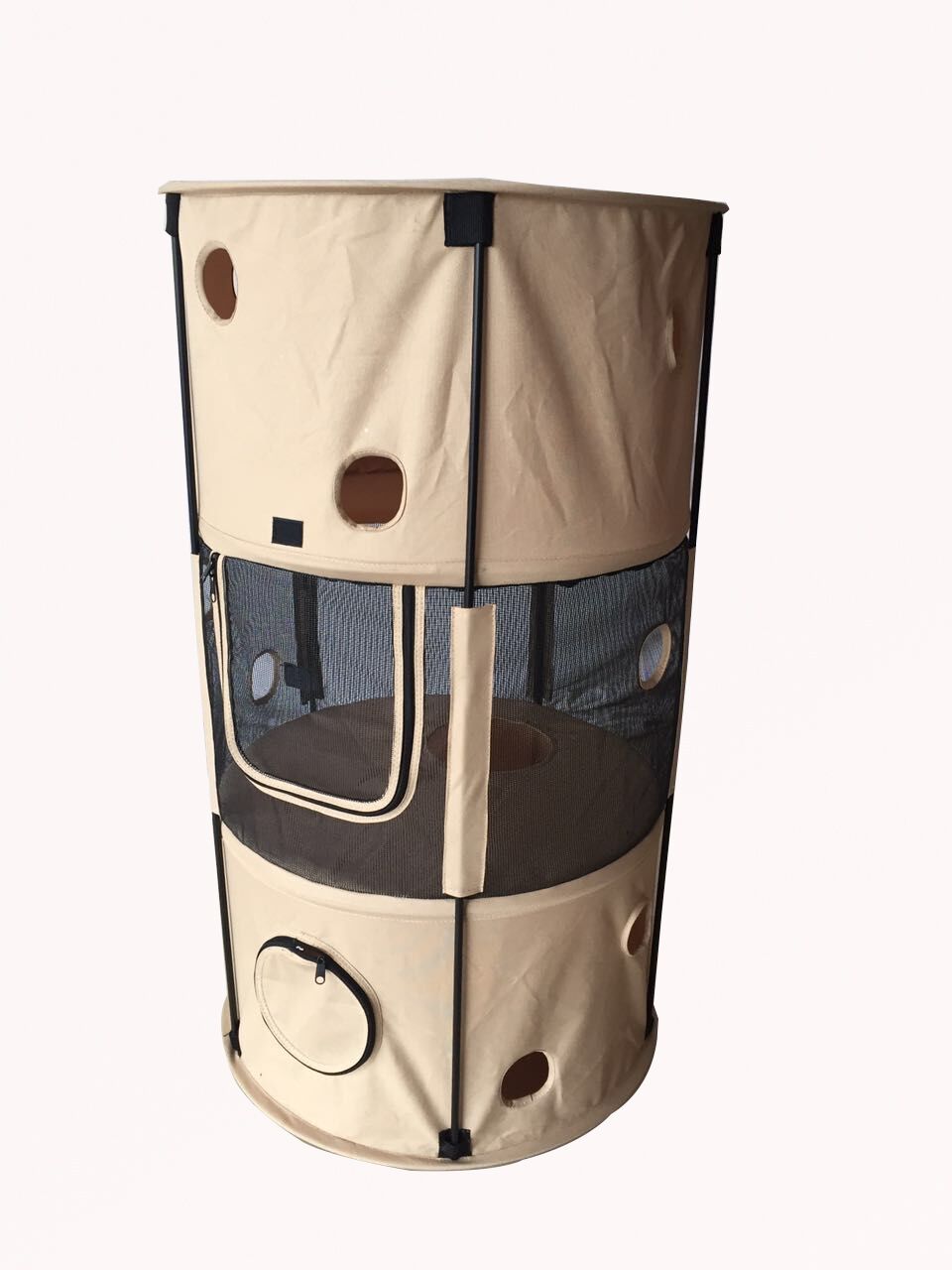 Climbertree Circular Travel Collapsible Travel Pet Cat House