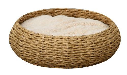 Petpals, Cozy Nest Natural Aesthetic, Handwoven, Sustainable, Eco-Friendly Pet Bed