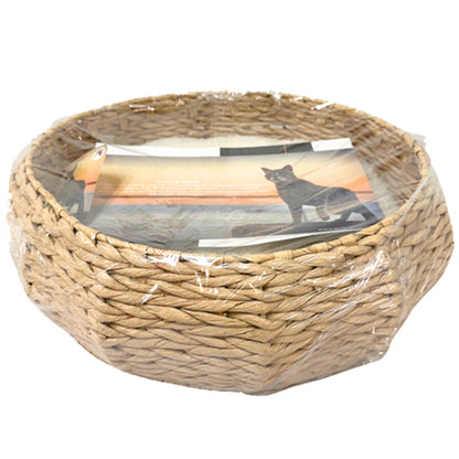 Petpals, Cozy Nest Natural Aesthetic, Handwoven, Sustainable, Eco-Friendly Pet Bed