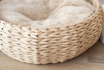 Petpals, Cozy Nest Natural Aesthetic, Handwoven, Sustainable, Eco-Friendly Pet Bed
