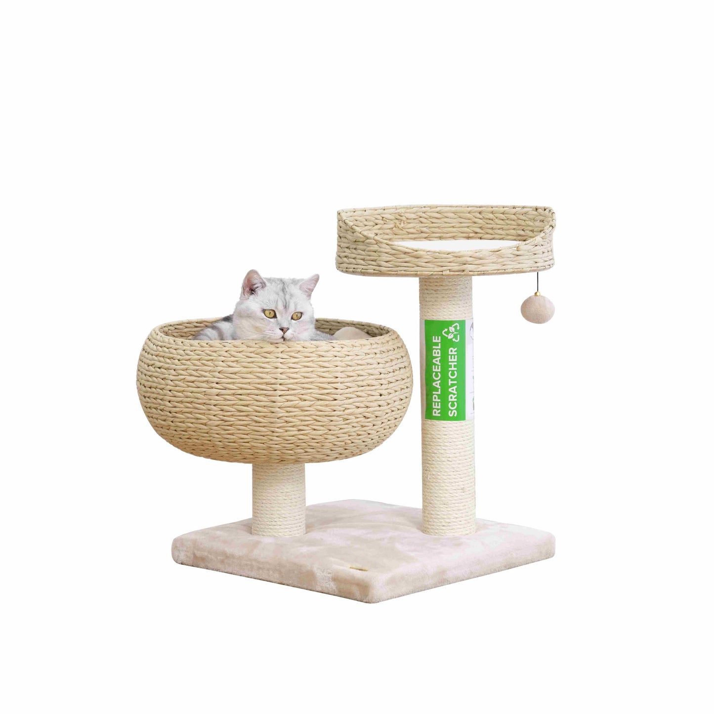 Petpals Cozy Handwoven, Eco-Friendly Medium Cat Tree
