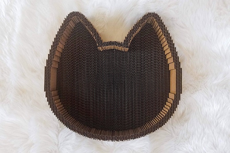 2-in-1 Cat Scratching Pad & Lounge Bed