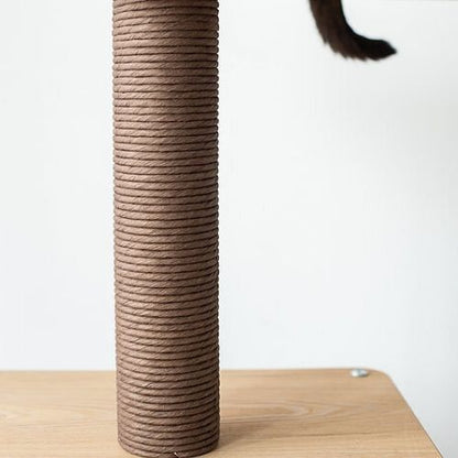 Petpals, Elevate Minimalistic Design Wooden Medium Cat Tower