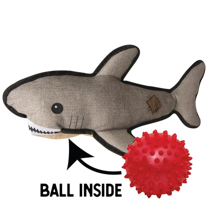 Saul the Shark - 19" w/Rubber Spikey Ball