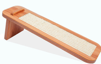 Petpals Highland Laminated Wood and Natural Sisal Scratching Pad