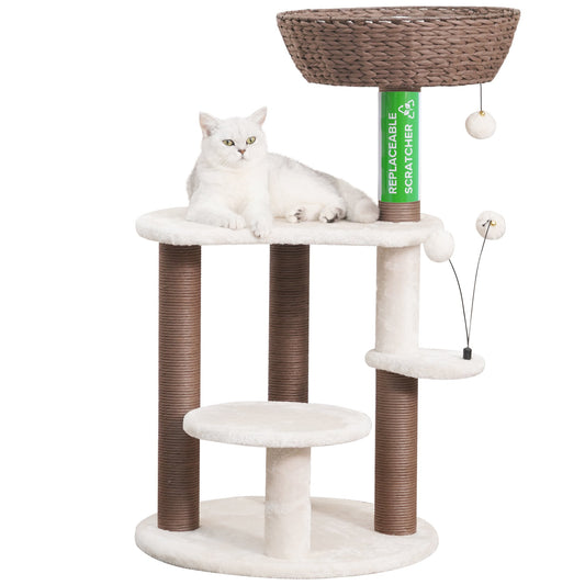 Petpals Quartz Handwoven, Eco-Friendly, Sustainable Medium Cat Tree