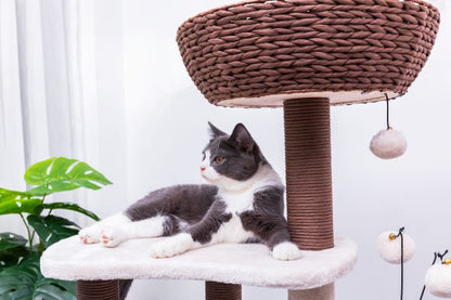 Petpals Quartz Handwoven, Eco-Friendly, Sustainable Medium Cat Tree