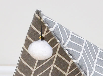 PetPals Group Camping Ground Tent-Style pet Bed with Soft Plush Cusion