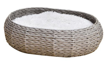 Petpals Buttercup Natural Aesthetic, Handwoven, Eco-Friendly Pet Bed