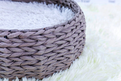 Petpals Buttercup Natural Aesthetic, Handwoven, Eco-Friendly Pet Bed