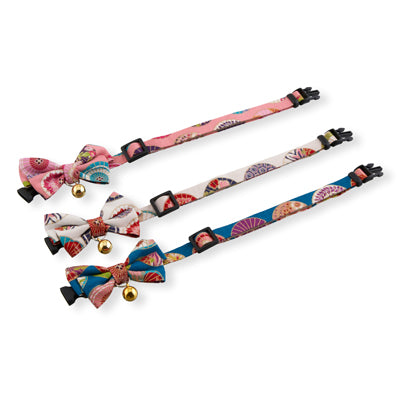 Temari Bow Tie Cat Collar(Pink)