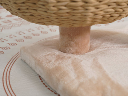 PetPals Cozy V2 Natural Aesthetic Handwoven, Eco-Friendly Cat Tree