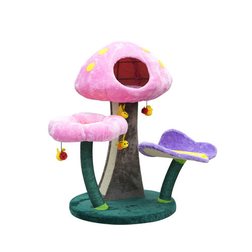 Catry Wonderland Cat Tree with Garden Inspired Condo and Perches