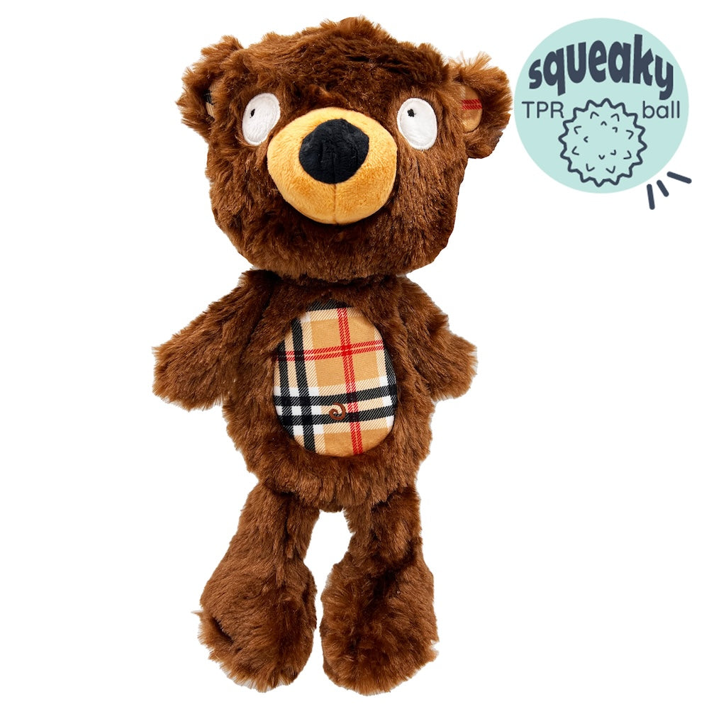 Slappies Beary Styles Dog Toy