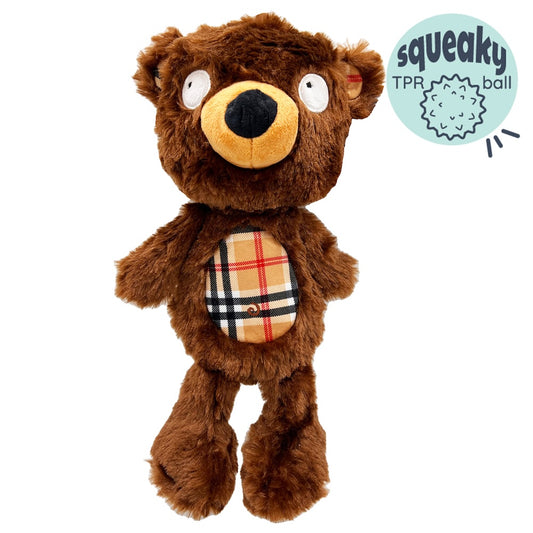 Slappies Beary Styles Dog Toy