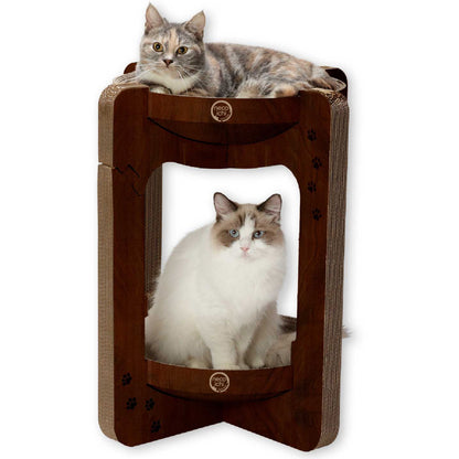 Cozy Cat Scratcher Tower (Dark Cherry)
