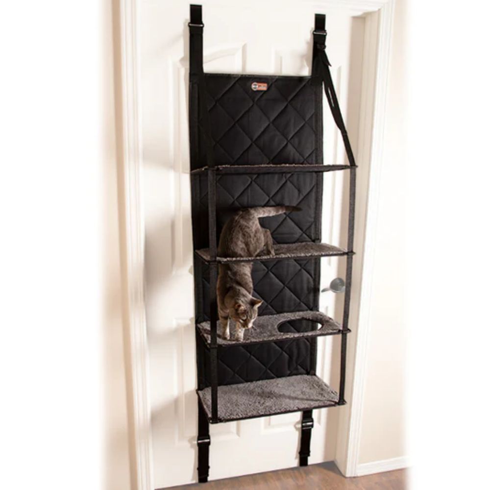 K&H Hangin' Cat Tree 4-Story Gray