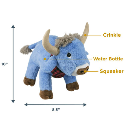 Tall Tails 10" Crunch Blue Ox Dog Toy