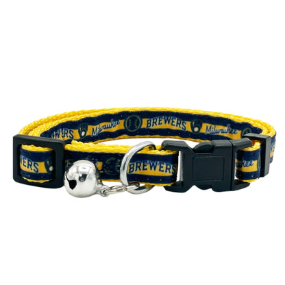 MILWAUKEE BREWERS SATIN CAT COLLAR