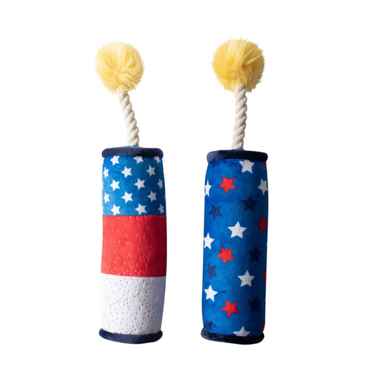 Sparkle On Plush Dog Toys Set Of 2
