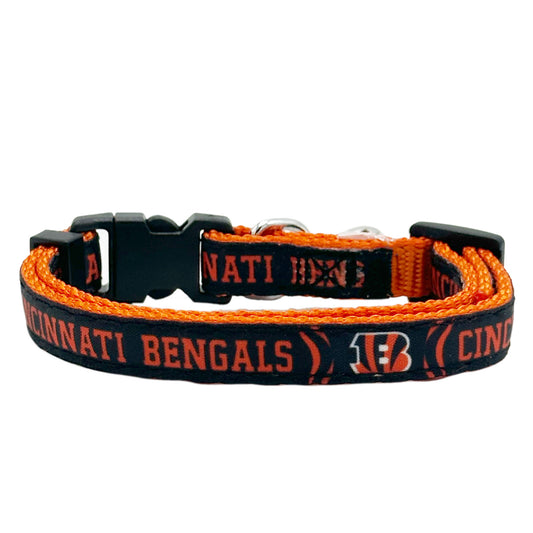 CINCINNATI BENGALS SATIN CAT COLLAR