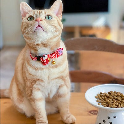 Matsuri Bow Tie Cat Collar (Red)