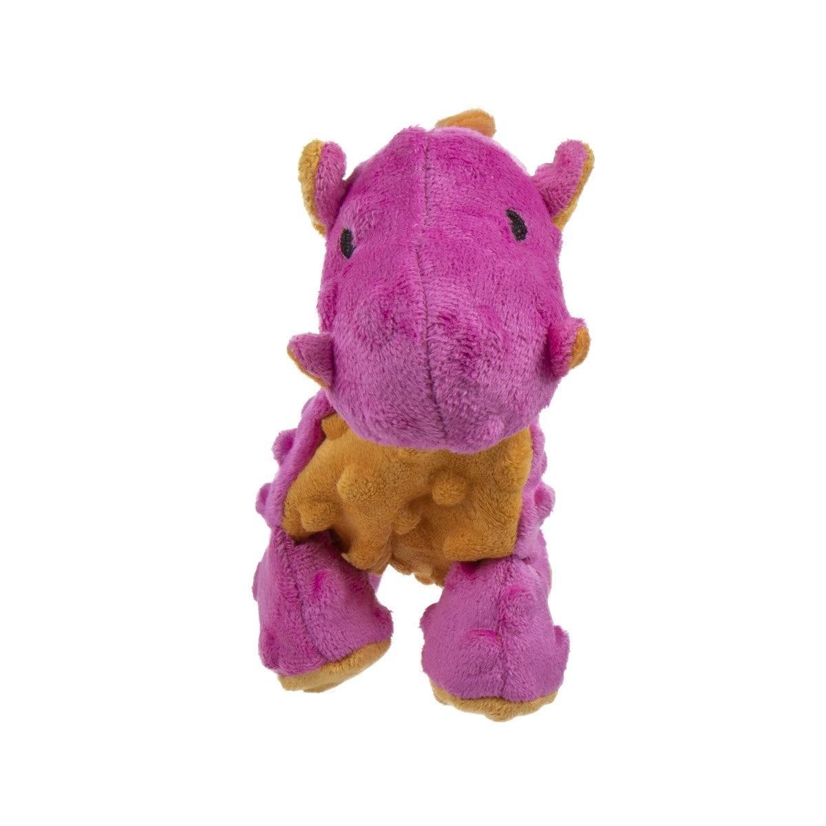 goDog Dragons Squeaky Plush Dog Toy Pink Small