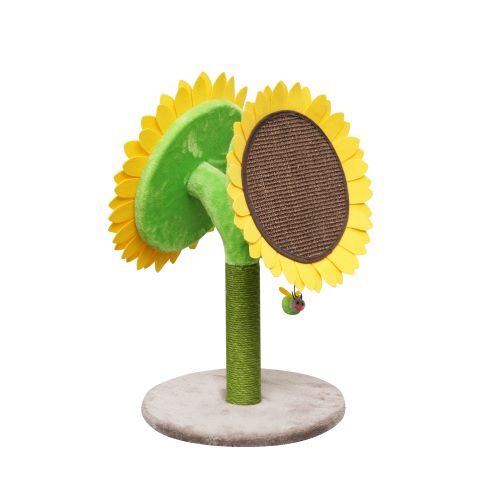 Petpals Cat Bloom Double Sunflower Sisal Scratching Post