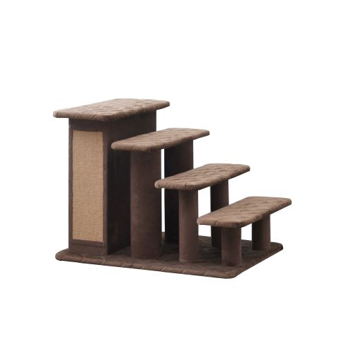 Zoso Quilted Velvet Pet Stairs