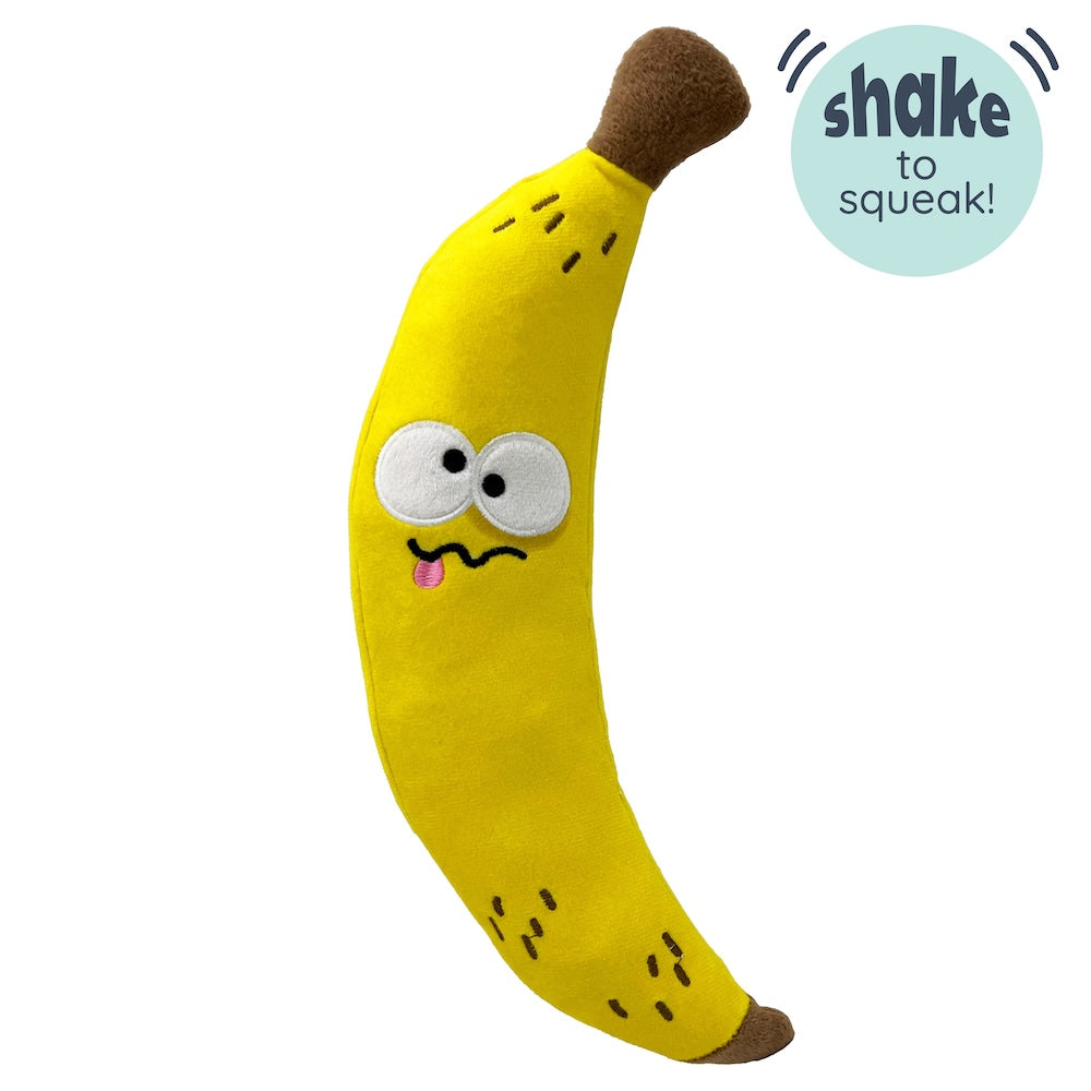 Fetchies Bruiser Banana Dog Toy
