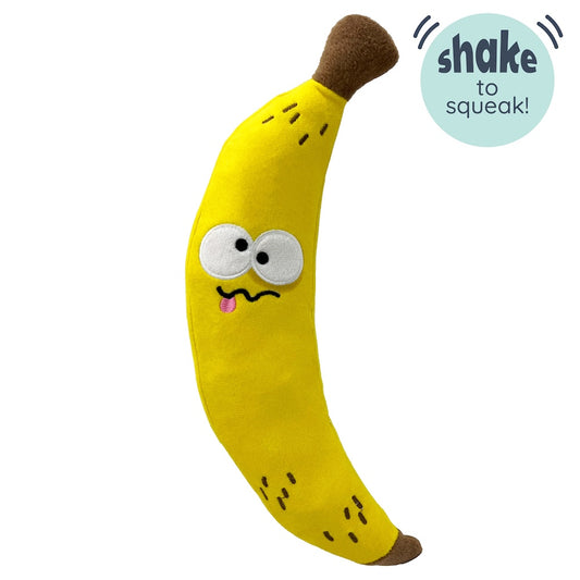 Fetchies Bruiser Banana Dog Toy