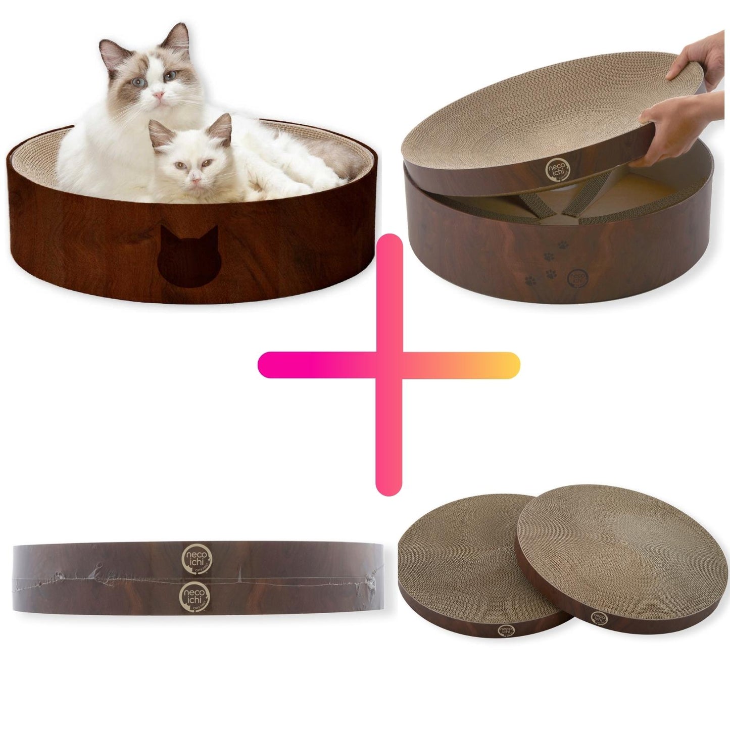 Cozy Cat Scratcher Bowl Replacement Pad XL (2 pack) - COPY
