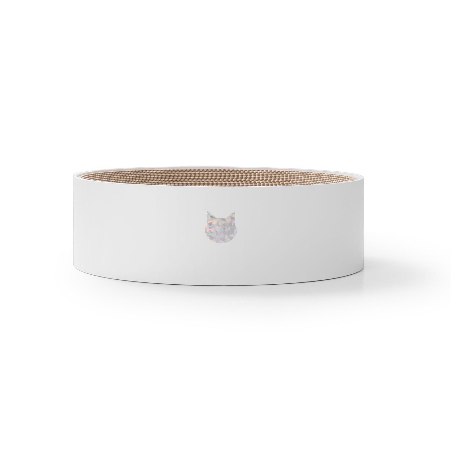 Cozy Cat Scratcher Bowl (Hologram White)