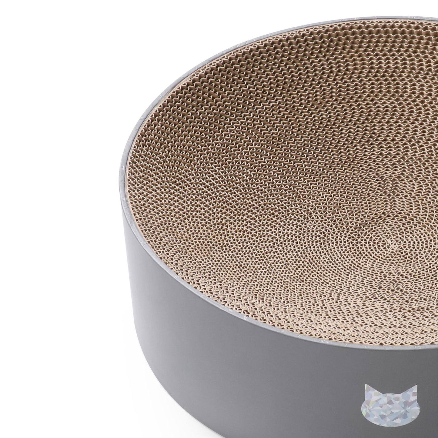Cozy Cat Scratcher Bowl (Hologram Gray)