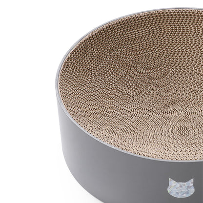 Cozy Cat Scratcher Bowl (Hologram Gray)