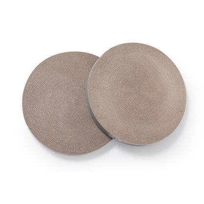 Cozy Cat Scratcher Bowl Replacement Pad XL (Hologram Gray, 2 pack)